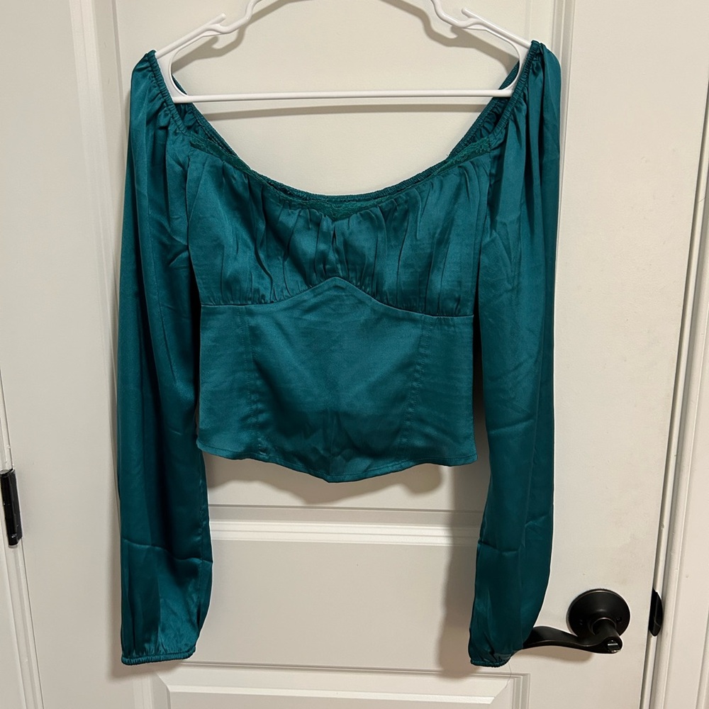 Teal Hollister shirt